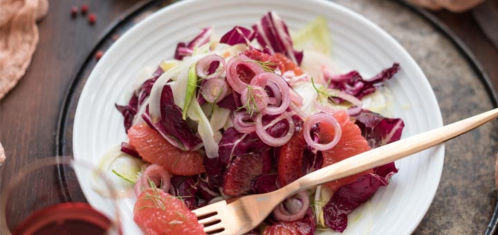 Blood Orange, Fennel & Radicchio Salad