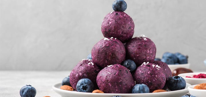 Blueberry Lemon Energy Balls