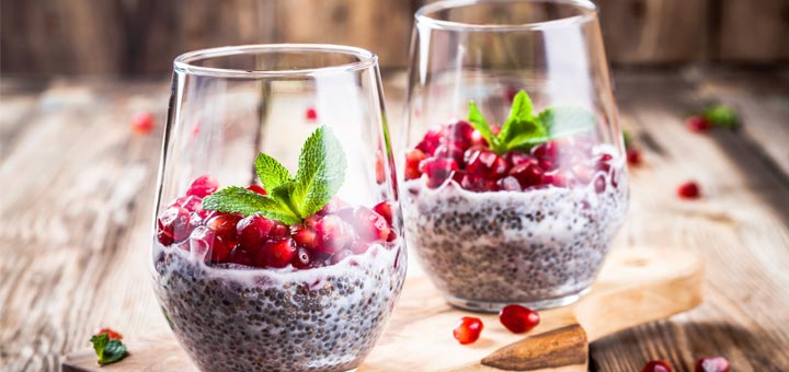 Pomegranate Chia Pudding