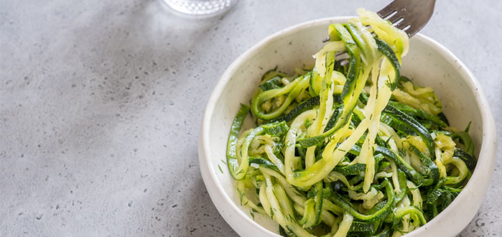 Raw Vegan Asian Zucchini Noodles