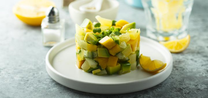 Mango, Avocado, & Cucumber Salad