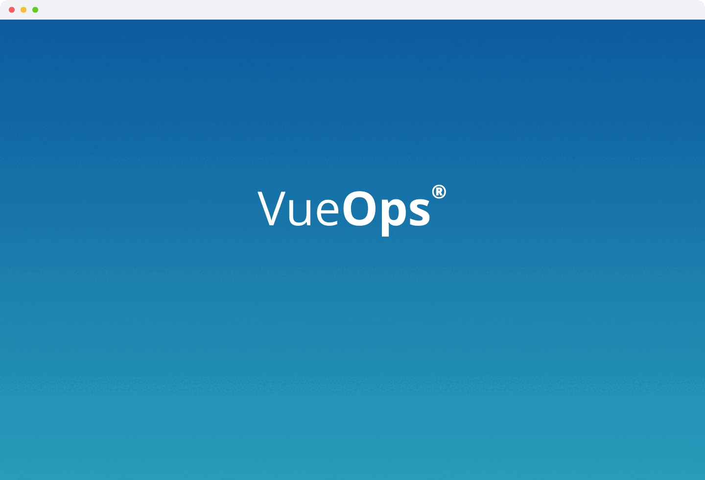 screenshot animation of vueops in action