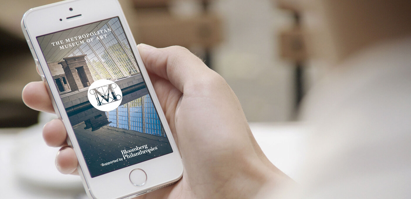 Person looking at mobile website