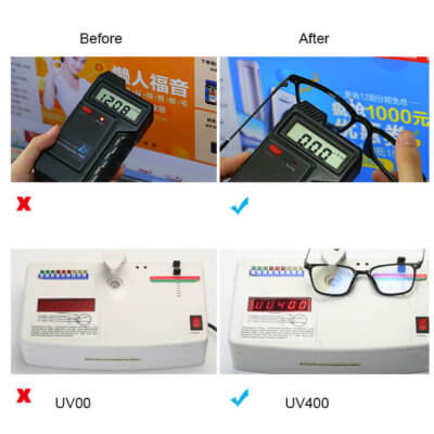 computer glasses lenses test
