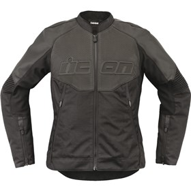 Icon Overlord3 Women's Vented Leather Jacket