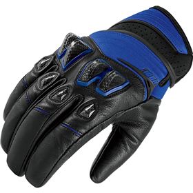 ICON Motosports KONFLICT Suede//Neoprene Motorcycle Gloves Choose Size Stealth