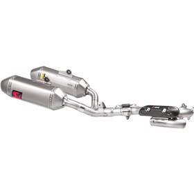 Akrapovic Racing Line Titanium Dual Exhaust System - S-H2MR9-QTA - Full System