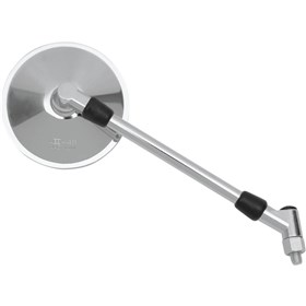 Parts Unlimited Universal Mirror - 0640-0343 - Round - Chrome - Left/Right
