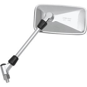Parts Unlimited Universal Mirror - 0640-0344 - Rectangle - Chrome - Left/Right