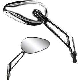 Parts Unlimited Universal X-Treme Mini Mirror With 5.5