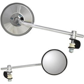 Parts Unlimited Universal Clamp-On Mirror With 8