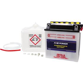 Fire Power CB10L-B 12V Heavy Duty Battery With Acid Pack