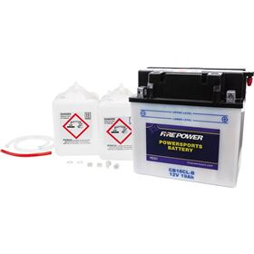 Fire Power CB16CL-B 12V Heavy Duty Battery With Acid Pack