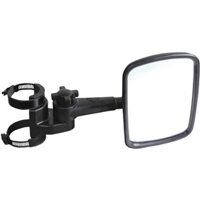 ATV TEK Clearview Mirror With Vibration Isolator Mount - Rectangle - Black - Left/Right