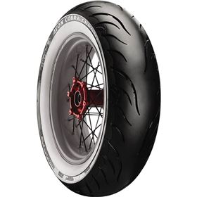 Avon AV92 Cobra Chrome Bias Whitewall Reinforced Rear Tire