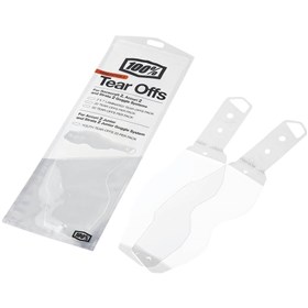 100 Percent Accuri 2/Racecraft 2/Strata 2 Laminated Goggle Tear-Offs
