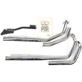 Cobra Staggered Complete Exhaust System For Honda Shadow Ace