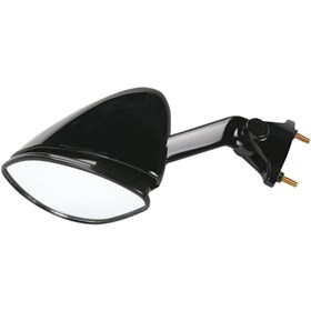 Emgo O.E.M-Style Replacement Mirror - 20-43062 - Cat Eye - Black - Left