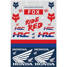 Fox Racing Honda Track Sticker Pack