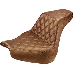 Saddlemen Full Lattice Stitched Step-Up Seat For Harley-Davidson Softail Breakout