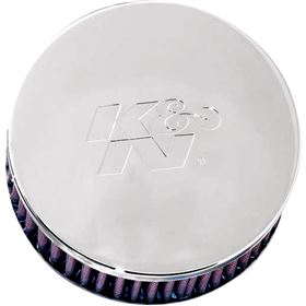 K&N Universal Round Straight Air Filter - 2 7/16