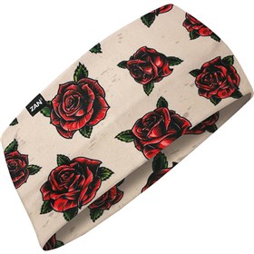Zan Headgear Sportflex Tattoo Roses Headband