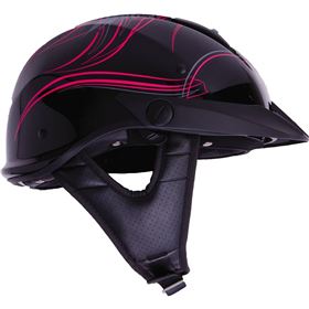 LS2 HH590 Rebellion Wheels and Wings Half Helmet