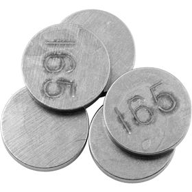 K&L 7.5 mm Diameter Valve Shims