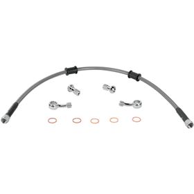 Moose Stainless Steel Rear Braided Brake Line