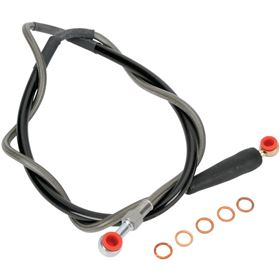 Moose Stainless Steel Front Braided Brake Line