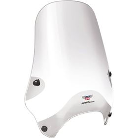 National Cycle Street Shield Windshield With QuickSet Mounts