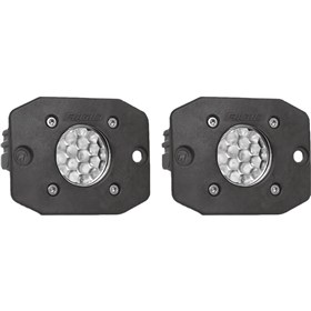 Rigid Industries Ignite Series L.E.D. Flush Mount Flood Diffused Pod Light Back-Up Kit
