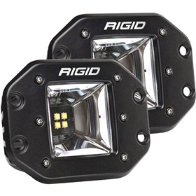 Rigid Industries Radiance Plus RBGW L.E.D. Flush Mount Scene Pod Lights - Pair