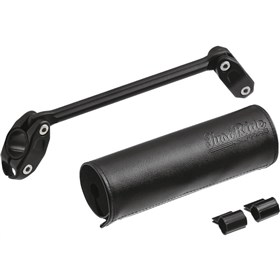 Zeta Scrambler Leather Handlebar Pad With Brace Set