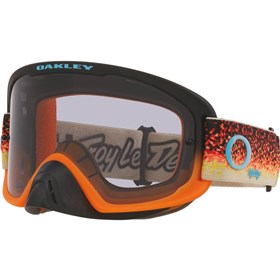 Oakley O Frame 2.0 Pro Troy Lee Designs Series Trans Black/Orange MX Goggles