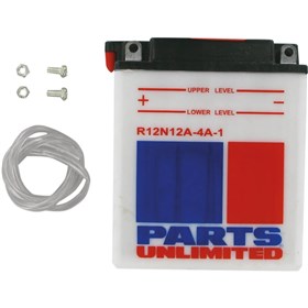 Parts Unlimited R12N12A-4A-1 12V Conventional Battery