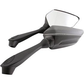 Koso Universal Sprint Mirrors - Kidney - Black - Pair