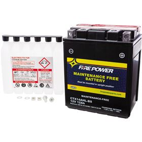 Fire Power CTX14AHL-BS Sealed Maintenance Free Battery