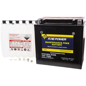 Fire Power CTX16CL-B-BS Sealed Maintenance Free Battery