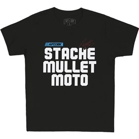 Dirt Bike Kidz AP7 Stache Mullet Moto Youth Tee