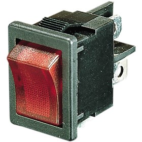 Drag Specialties Rocker Switch - Red - On/Off | 45-1076-A-BC101