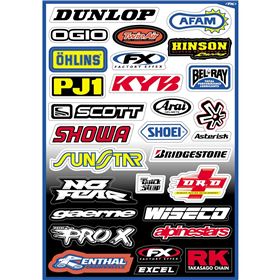 Factory Effex Sponsor Kit A Sticker Kit