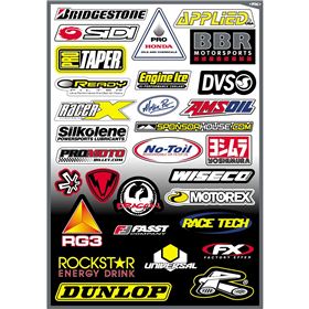 Factory Effex Sponsor Kit D Sticker Kit