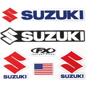 Factory Effex Suzuki Jersey Iron-On Kit