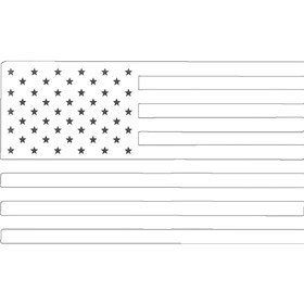 Factory Effex US Flag Logo Sticker - 3 Pack