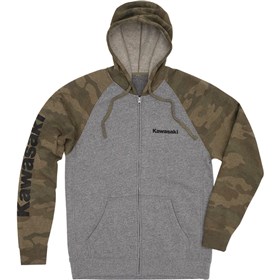 Kawasaki Light Weight Camo Zip Hoody