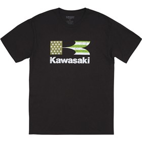 Kawasaki Heritage Stacked Flag Tee