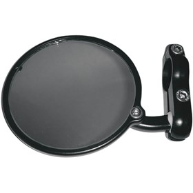 CRG Hindsight Bar End Mirror - Round - Black - Left