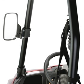 Moose Utility UTV Clamp-On Side View Mirrors - Rectangle - Black - 2