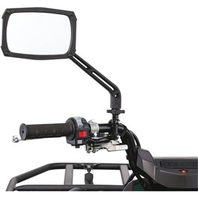 Moose Utility Clearview ATV Mirror With Vibration Isolator - Rectangle - Black - Left/Right